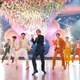 Screengrab of BTS performing at the Grammy Awards in 2021